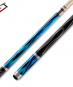 CUES Cuetec Gen-Tek Series 58" Two Piece Cue - 3/8" X 14" Joint Pin - Light Blue