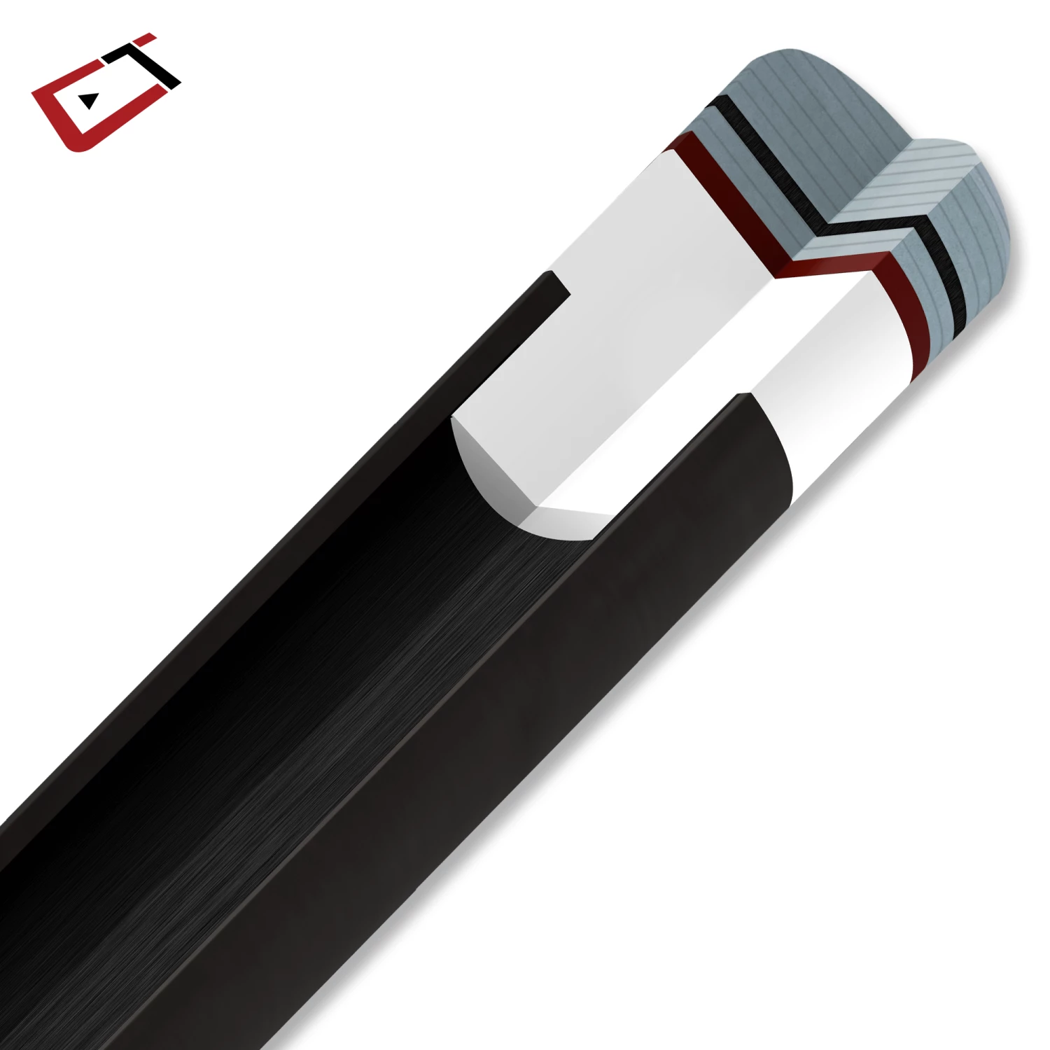Cuetec Cynergy True Wood Ebony Cue Linen Wrap CUES 9 Cuetec Cynergy True Wood Ebony Cue Linen Wrap CUES