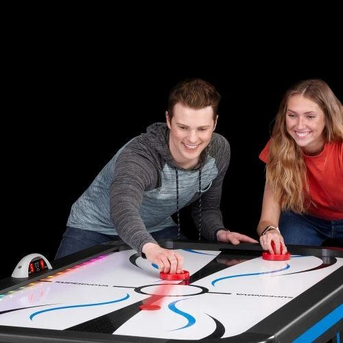 Fat Cat Supernova LED Light-Up Black 6 Ft Air Hockey Table 8 Fat Cat Supernova LED Light-Up Black 6 Ft Air Hockey Table