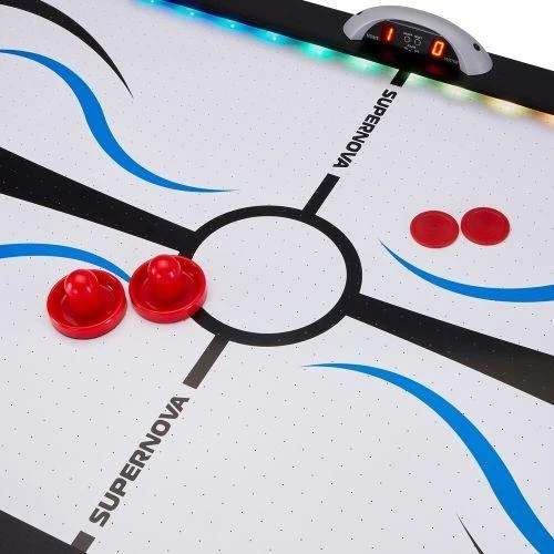 Fat Cat Supernova LED Light-Up Black 6 Ft Air Hockey Table 7 Fat Cat Supernova LED Light-Up Black 6 Ft Air Hockey Table