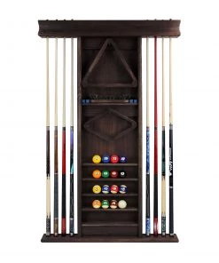 Imperial Reno Deluxe Wall Rack - Weathered Dark Chestnut CUE RACKS