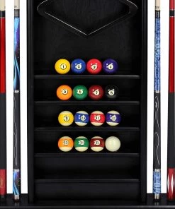 CUE RACKS Imperial Deluxe Wall Rack - Black