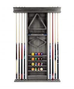Imperial Reno Deluxe Wall Rack - Silver Mist CUE RACKS