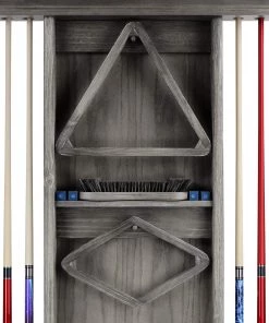 Imperial Reno Deluxe Wall Rack - Silver Mist CUE RACKS