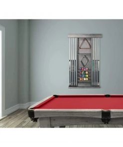 Imperial Reno Deluxe Wall Rack - Silver Mist CUE RACKS