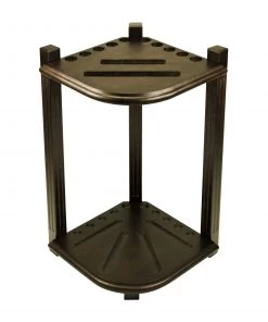 Imperial Double Thick Corner Cue Rack - Cappuccino CUE RACKS