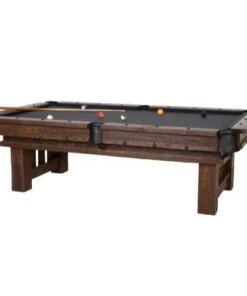 Viking Industries Viking Log 7' Barnwood Cheyenne Pool Table