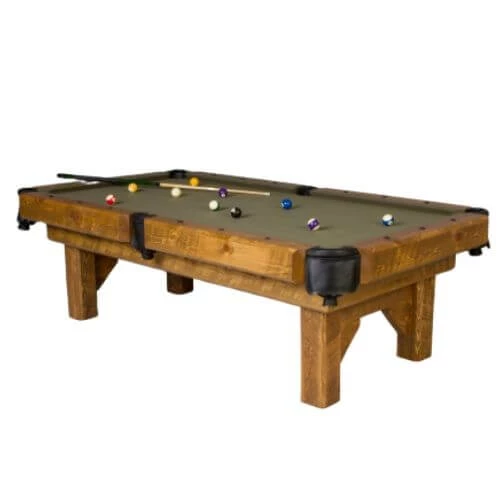 Viking Industries Viking Log 7' Barnwood Timber Lodge Pool Table BILLIARDS 3 Viking Industries Viking Log 7' Barnwood Timber Lodge Pool Table BILLIARDS