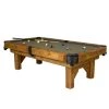 Viking Industries BILLIARDS Viking Log 8' Barnwood Timber Lodge Pool Table