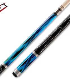CUES Cuetec Gen-Tek Series 58" Two Piece Cue - 3/8" X 14" Joint Pin - Light Blue