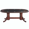 POKER TABLES RAM Game Room 84" Texas Hold'em Game Poker Table - English Tudor