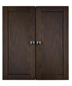 Imperial 18 Inch Bristle Dartboard Cabinet - Weathered Dark Chestnut