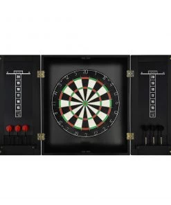 DARTBOARD CABINETS Imperial 18 Inch Bristle Dartboard Cabinet - Black
