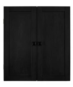 DARTBOARD CABINETS Imperial 18 Inch Bristle Dartboard Cabinet - Black