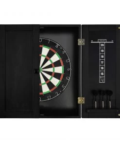 DARTBOARD CABINETS Imperial 18 Inch Bristle Dartboard Cabinet - Black