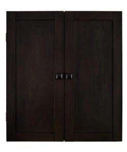 Imperial 18 Inch Bristle Dartboard Cabinet - Espresso