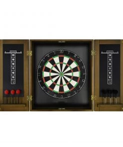 DARTBOARD CABINETS Imperial 18 Inch Bristle Dartboard Cabinet - Cappucino