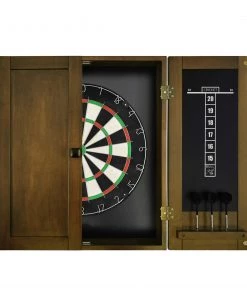 DARTBOARD CABINETS Imperial 18 Inch Bristle Dartboard Cabinet - Cappucino