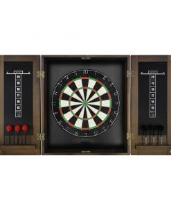 DARTBOARD CABINETS Imperial 18 Inch Bristle Dartboard Cabinet - Whiskey