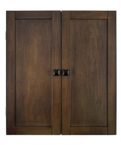 DARTBOARD CABINETS Imperial 18 Inch Bristle Dartboard Cabinet - Whiskey