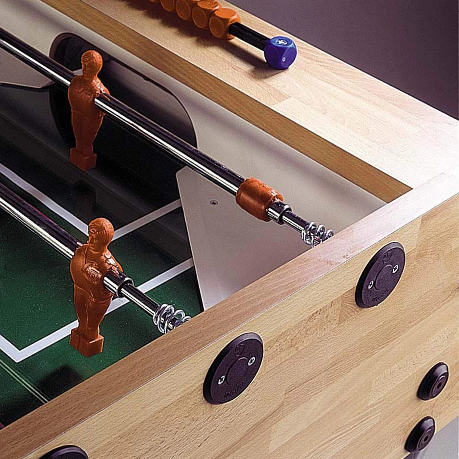 Garlando G-5000 59" Foosball Table Wood Grain 7 Garlando G-5000 59" Foosball Table Wood Grain