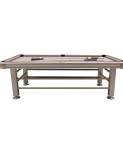 Free Bonuses Included - Imperial 8 Ft Outdoor Non-Slate Champagne Pool Table 26 Free Bonuses Included - Imperial 8 Ft Outdoor Non-Slate Champagne Pool Table