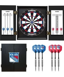 Imperial New York Rangers Fan's Choice Dartboard Set DARTBOARD CABINETS 13 Imperial New York Rangers Fan's Choice Dartboard Set DARTBOARD CABINETS
