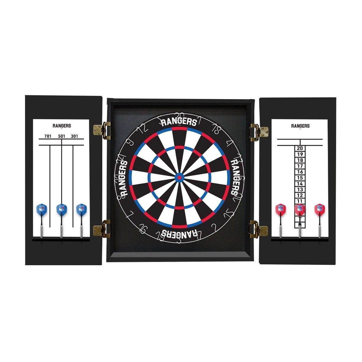 Imperial New York Rangers Fan's Choice Dartboard Set DARTBOARD CABINETS 6 Imperial New York Rangers Fan's Choice Dartboard Set DARTBOARD CABINETS