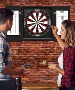 Imperial Vegas Golden Knights Fan's Choice Dartboard Set DARTBOARD CABINETS