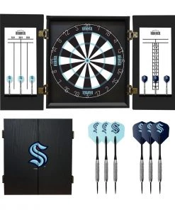 Imperial Seattle Kraken Fan's Choice Dartboard Set DARTBOARD CABINETS