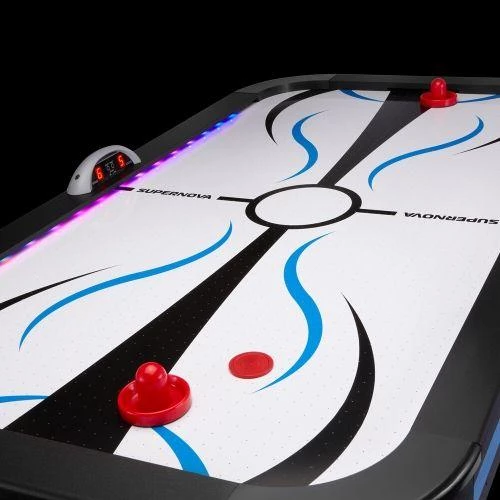 Fat Cat Supernova LED Light-Up Black 6 Ft Air Hockey Table 14 Fat Cat Supernova LED Light-Up Black 6 Ft Air Hockey Table