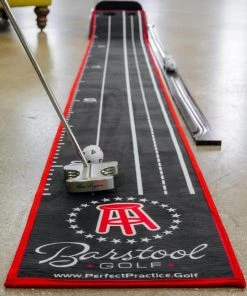 Perfect Practice Putting Mat™ - Barstool Edition - 9 Ft 6 In GOLF