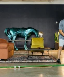 GOLF Perfect Practice Putting Mat™ - Standard Edition (Lefty Version) - 9 Ft 6 In