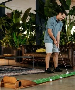 GOLF Perfect Practice Putting Mat™ - Standard Edition (Lefty Version) - 9 Ft 6 In