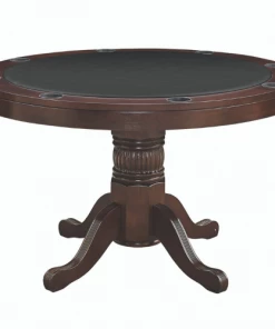 RAM Game Room 48" Game Poker Table - Cappuccino