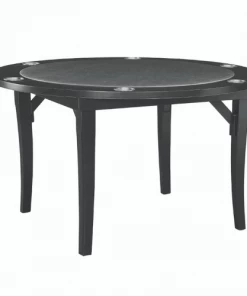 RAM Game Room 48" Foldable Game Poker Table - Black POKER TABLES