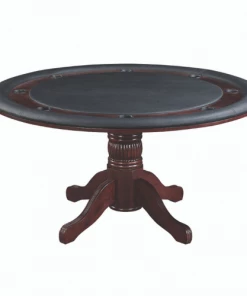 RAM Game Room 60" 2 In 1 Game Poker Table - English Tudor