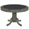 RAM Game Room 48" Game Poker Table - Slate
