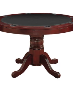 RAM Game Room 48" Game Poker Table - English Tudor