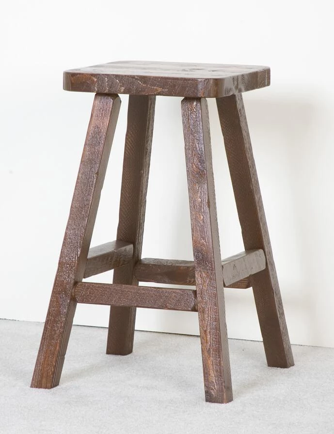 Viking Industries Barnwood Pub Stool 3 Viking Industries Barnwood Pub Stool