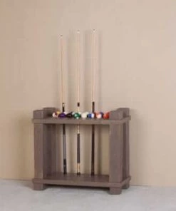 Viking Industries Viking Log Barnwood Floor Cue Rack