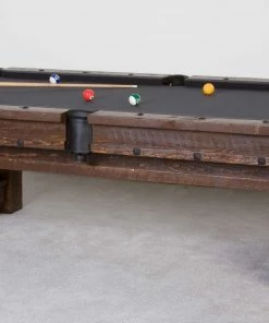 Viking Industries Viking Log 7' Barnwood Cheyenne Pool Table