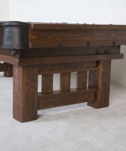 Viking Industries Viking Log 8' Barnwood Cheyenne Pool Table