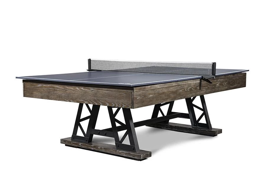 Iron Smyth Crossbones 8’ Slate Pool Table In Whitewash 11 Iron Smyth Crossbones 8’ Slate Pool Table In Whitewash