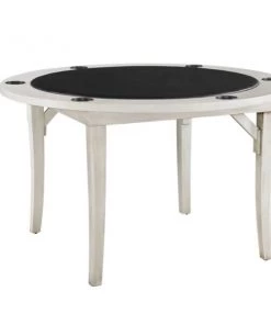 POKER TABLES RAM Game Room 48" Foldable Game Poker Table - Antique White