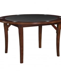 RAM Game Room 48" Foldable Game Poker Table - Cappuccino POKER TABLES