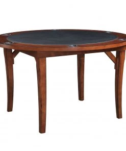 RAM Game Room 48" Foldable Game Poker Table - Chestnut POKER TABLES
