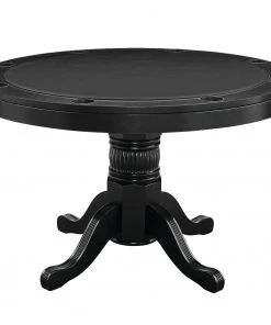 RAM Game Room 48" Game Poker Table - Black