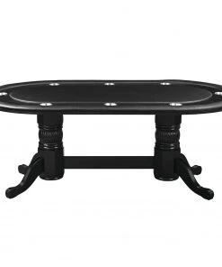 RAM Game Room 84" Texas Hold'em Game Poker Table - Black POKER TABLES