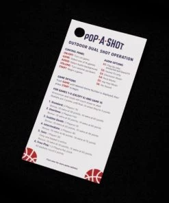 Pop-A-Shot Home Series - Indoor & Outdoor Dual Shot BASKETBALL